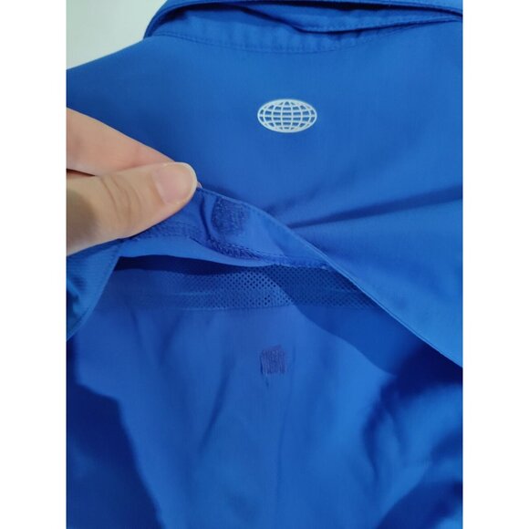 Reel Legends Shirt Women's XL Navy Blue Button Up Fishing Vented Top Pockets - Picture 6 of 9